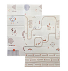 Дитячий Термокилимок двосторонній складний MR 1570-1-1 XPE, 120-180 см, товщина 8 мм