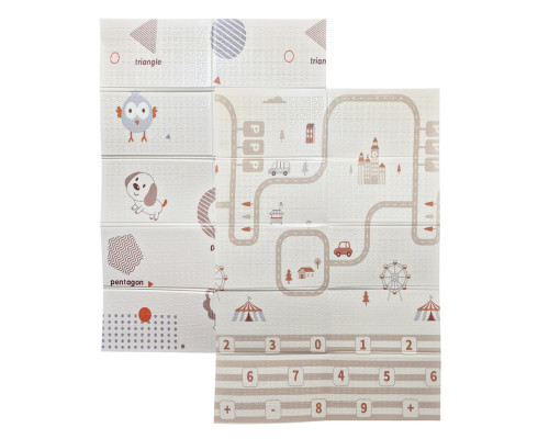 Дитячий Термокилимок двосторонній складний MR 1570-1-1 XPE, 120-180 см, товщина 8 мм