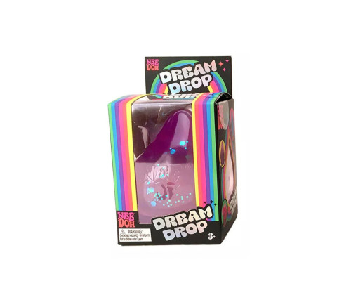 Игрушка-антистресс Капля релакса NeeDoh DRDND(Violet) с подставкой