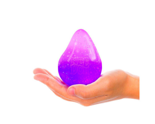 Игрушка-антистресс Капля релакса NeeDoh DRDND(Violet) с подставкой