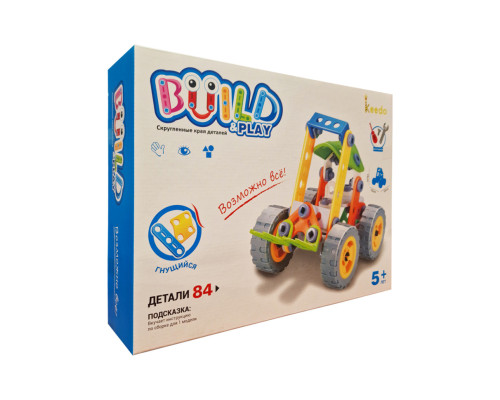 Конструктор Build&Play "Навантажувач" HANYE J-7703, 84 елементи