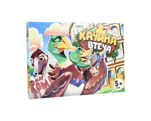 Настільна дитяча гра «Качина втеча» 30608 українською мовою