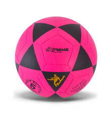 М'яч футбольний FB24521(Pink) розмір №5, ПВХ, 390 гр