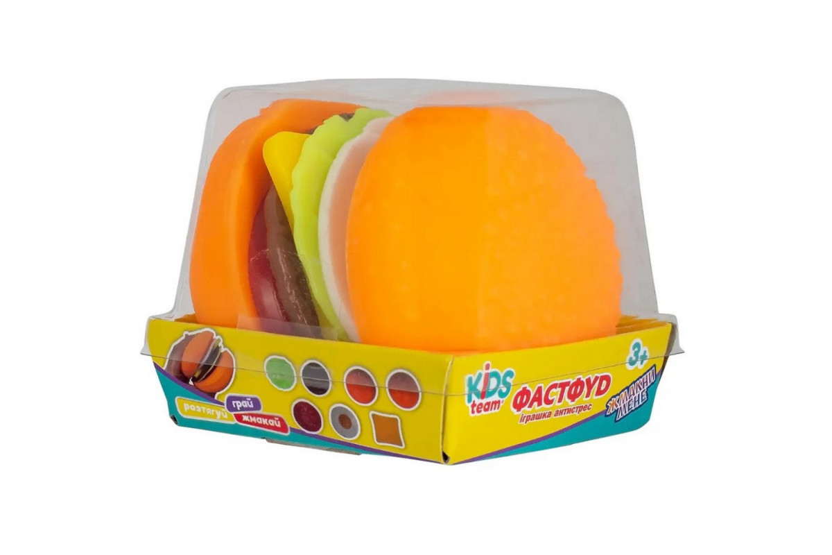 Дитяча іграшка антистрес "Фастфуд" CKS-10763