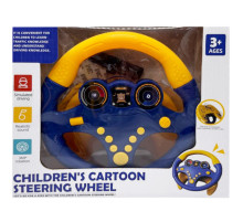 Дитячий ігровий Автотренажер ME-166(Blue) звуки машини