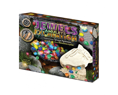 Набір для проведення розкопок "Jewels Amulets Excavation" каміння JAEX-01-01