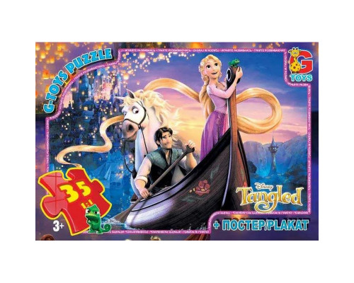 Пазли дитячі "Рапунцель" TA001, 35 елементів