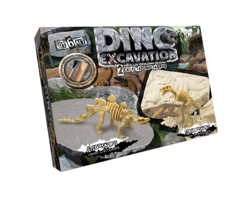Дитячий набір для проведення розкопок динозаврів DINO EXCAVATION DEX-01  Стегозавр