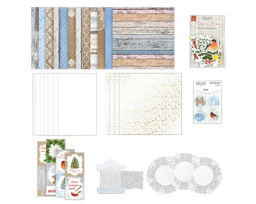 Набір для створення вітальних листівок "Новорічні побажання" FDGCK-001 в асортименті