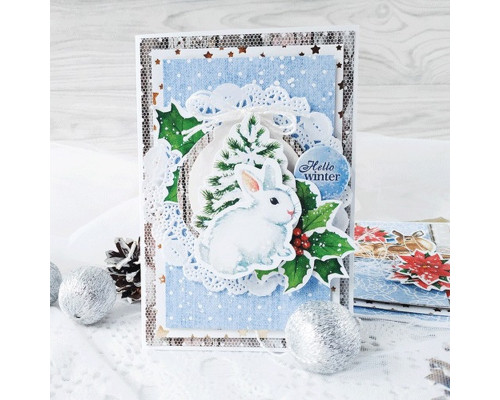 Набір для створення вітальних листівок "Новорічні побажання" FDGCK-001 в асортименті