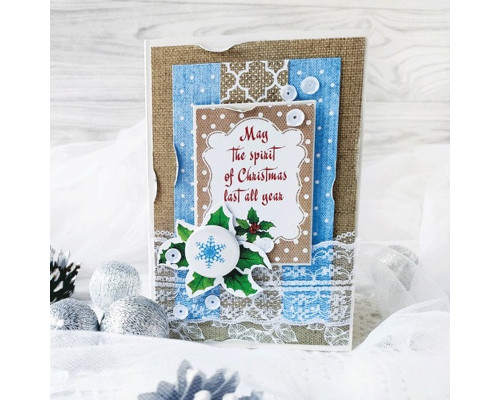 Набір для створення вітальних листівок "Новорічні побажання" FDGCK-001 в асортименті