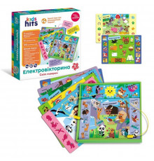 Електровікторина дитяча "Світ тварин" KH55/003 у комплекті 6 карток 12 завдань