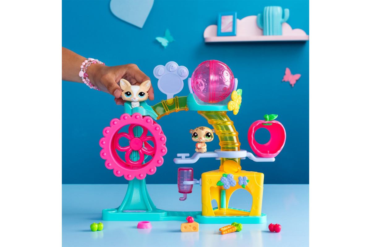 Игровой набор "Фабрика Развлечений" Littlest Pet Shop 00519 аксессуары и 2 фигурки, фабрика Игровой набор "Фабрика Развлечений" Littlest Pet Shop 00519 аксессуары и 2 фигурки, фабрика