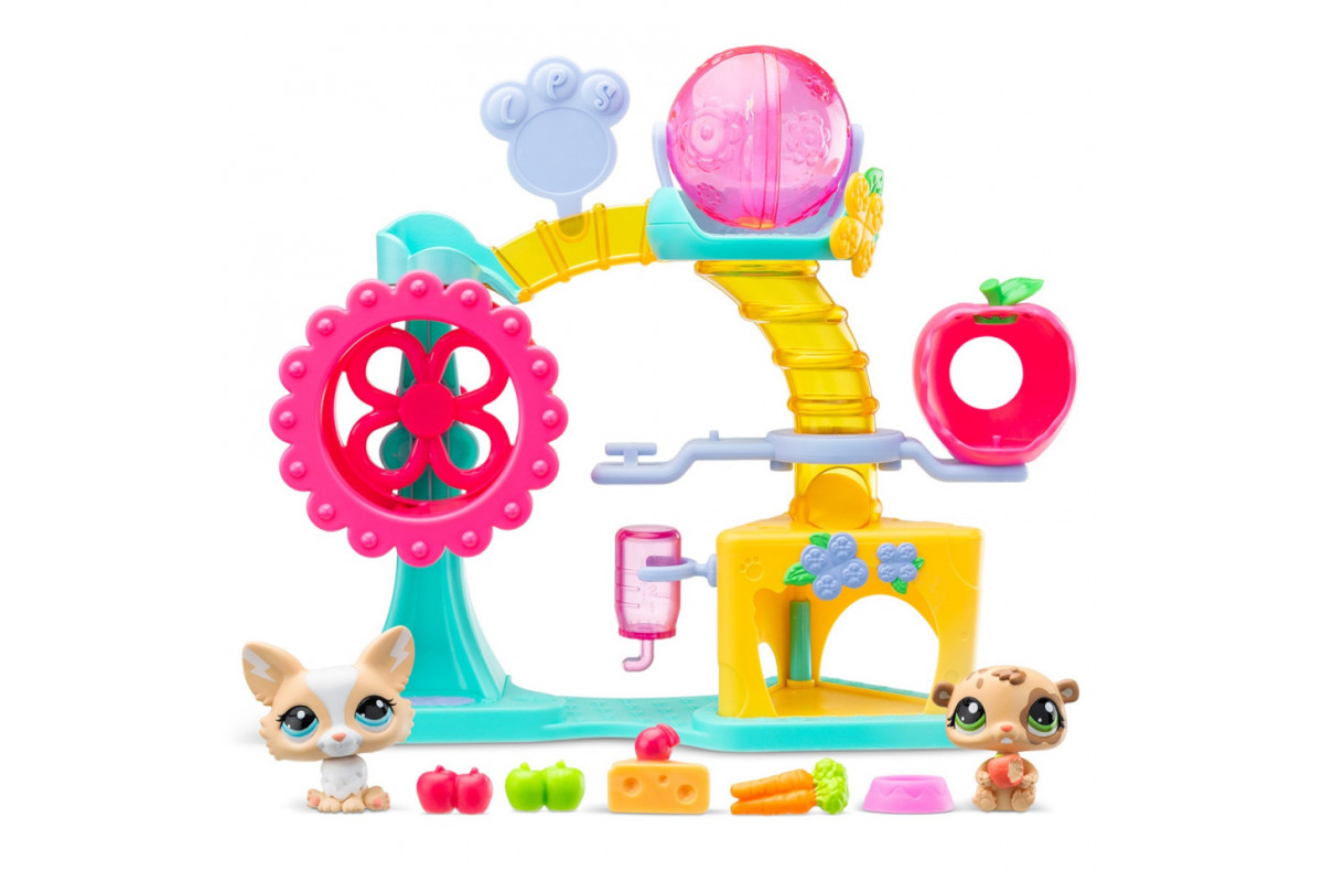 Игровой набор "Фабрика Развлечений" Littlest Pet Shop 00519 аксессуары и 2 фигурки, фабрика Игровой набор "Фабрика Развлечений" Littlest Pet Shop 00519 аксессуары и 2 фигурки, фабрика