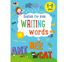 Навчальний зошит "English for kids : Writing words" 20906 англійські слова