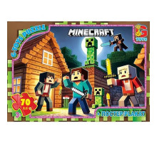 Дитячий пазл "Minecraft" MC799 плакат 70 елементів