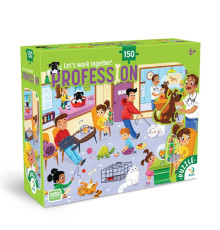 Пазл дитячий "Професії. Ветеринар" 300701, 150 елементів
