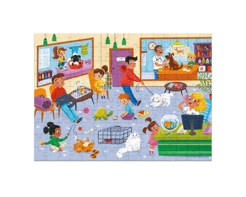 Пазл дитячий "Професії. Ветеринар" 300701, 150 елементів