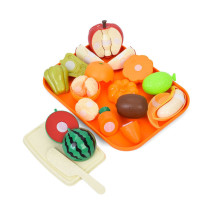 Дитячий ігровий набір "Продукти" W8016 на липучці, таця, дошка, ніж