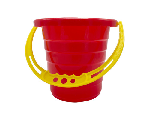 Дитяче відро для пісочниці "Середнє" S0009(Red) червоний 14 см