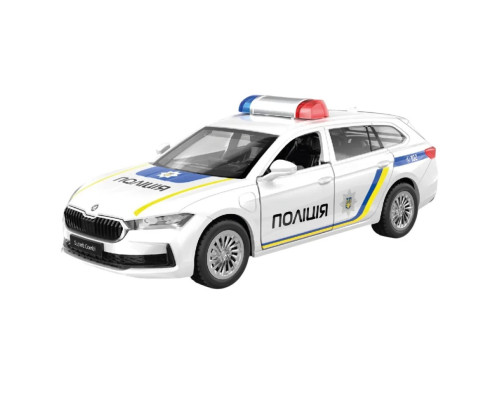 Дитяча автомодель "Skoda superb поліція" TechnoDrive 250947 масштаб 1:43