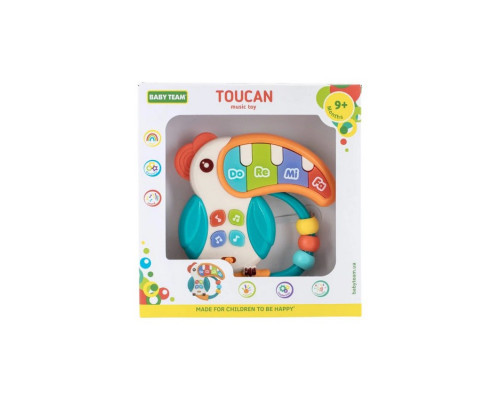 Дитяча музична іграшка "Тукан" 8646 світлові ефекти