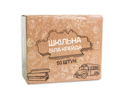 Великий набір "Шкільна крейда" 50133 в наборі 50 штук