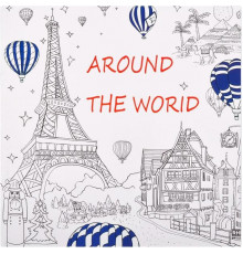 Розмальовка антистрес "Around the world" 12 листів GDM-008