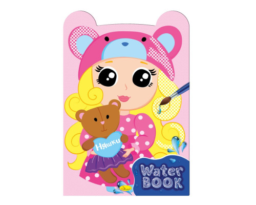 Дитяча розмальовка "Water Book Няшки" РМ-82-02, 6 аркушів