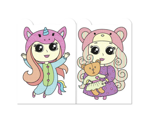 Дитяча розмальовка "Water Book Няшки" РМ-82-02, 6 аркушів