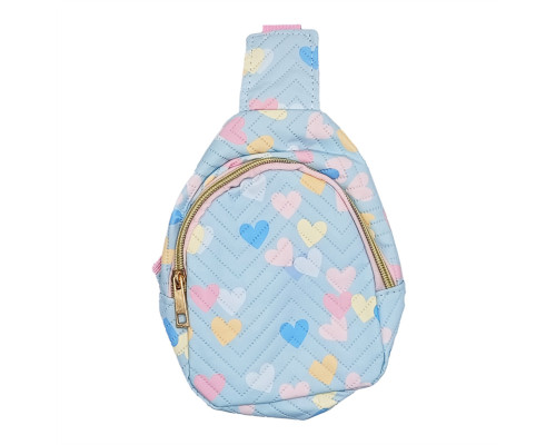 Дитяча сумочка "Сердечки" FG230705009 застібка-блискавка, 1 відділення Синій