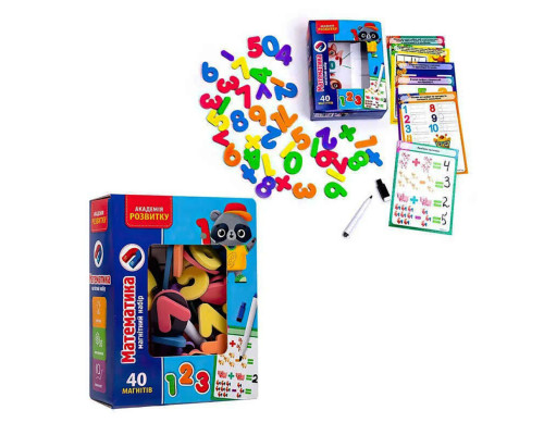 Гра настільна "Магнітний набір. Математика" VT5411-16