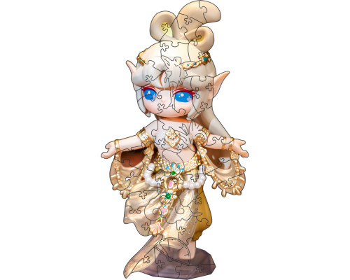 Фигурный пазл из дерева "Сури" PZ016-A4C-AC 75-125 деталей, размер А4