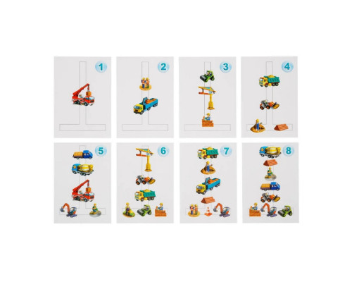 Деревянная развивающая игра на липучке "Строительная площадка" (ПСФ037) PSF037