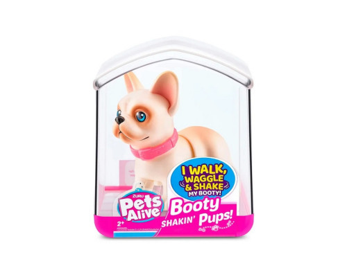 Інтерактивне цуценя Грайливий Бульдог PETS ALIVE 9530SQ1-1 ходить веляє хвостиком