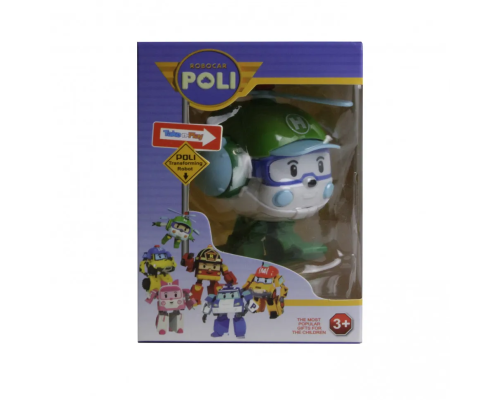 Іграшковий трансформер Робокар Полі 83168 робот + машинка  Зелений