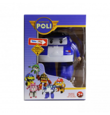 Іграшковий трансформер Робокар Полі 83168 робот + машинка  Синій