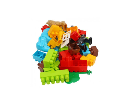 Ігровий набір конструктор "Дикі тварини Африки" 0334TXK 40 деталей