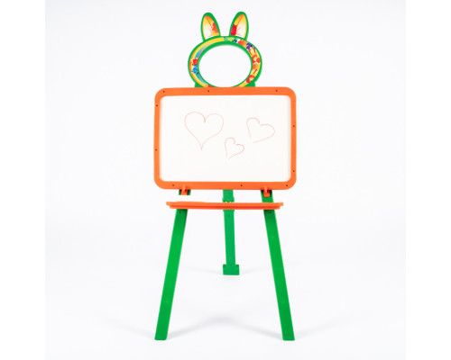 Розвиваюча дошка для малювання магнітна 013777/3 оранжево-зелена