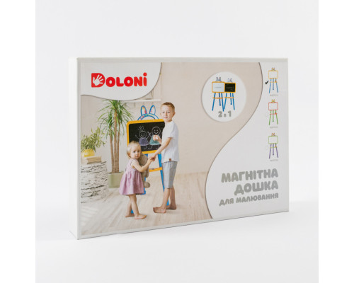 Розвиваюча дошка для малювання магнітна 013777/3 оранжево-зелена