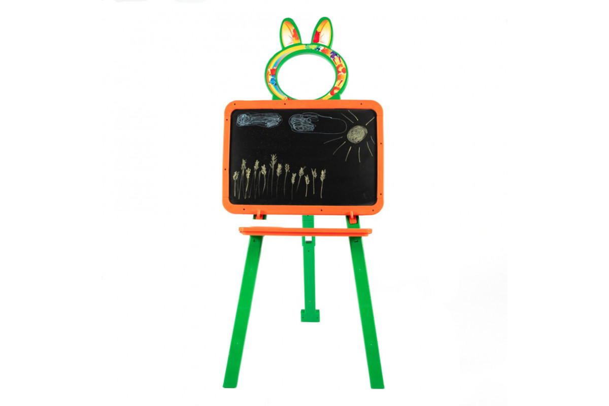 Розвиваюча дошка для малювання магнітна 013777/3 оранжево-зелена