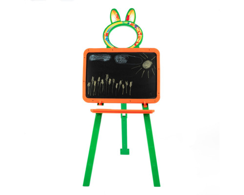 Розвиваюча дошка для малювання магнітна 013777/3 оранжево-зелена