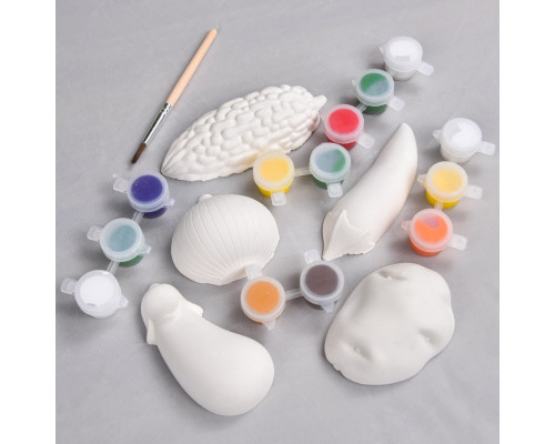 Набір для творчості Гіпсові розмальовки "Розфарбуй овочі" 31000