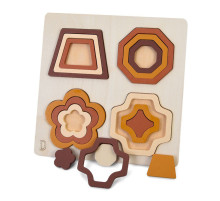 Деревянная игрушка Геометрика MD 0743D, размер 22,5х22,5 см