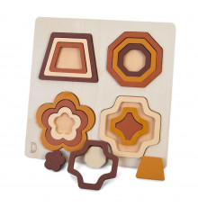 Дерев'яна іграшка Геометрика MD 0743D, розмір 22,5х22,5 см