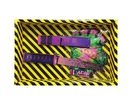 Сувенирные ножи деревянные набор BOX "Танто РЕСТЛЕСС" TANR-B