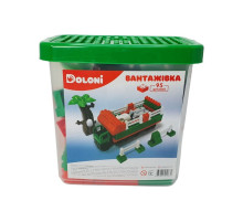 Конструктор "Грузовик" 013888/10 в пластиковом боксе, 95 деталей