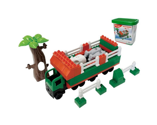 Конструктор "Вантажівка" 013888/10 в пластиковому боксі, 95 деталей