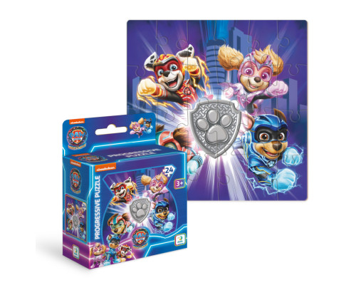 Пазл дитячий "Paw Patrol. Могутні герої" 200470, 24 елементи