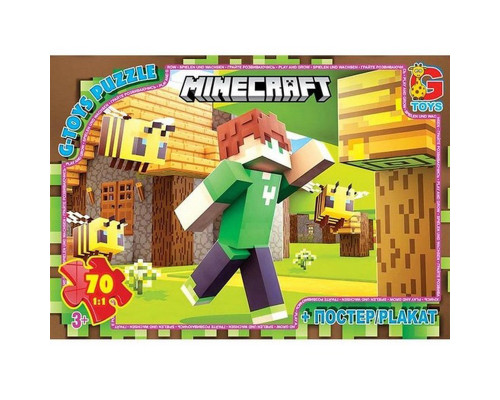 Дитячий пазл "Minecraft" MC800 плакат 70 елементів